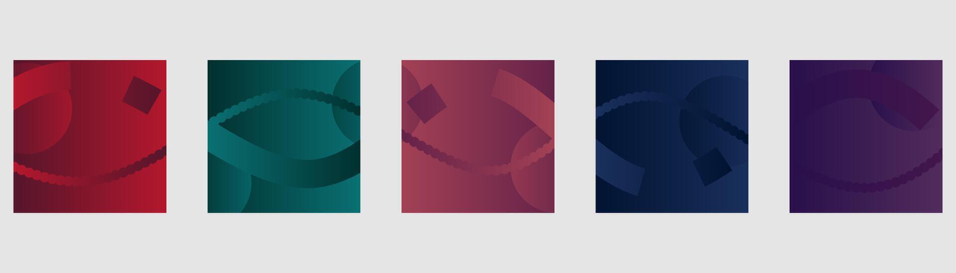 Modern gradient poster background vector