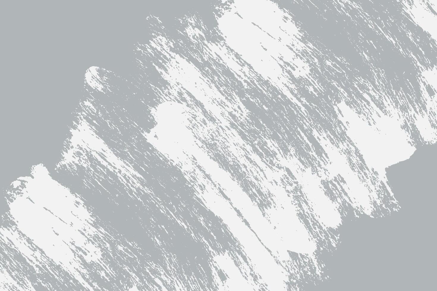 White Rough Grunge Brush Stroke Bold Line on Grey Background. Grunge paintbrush bold smear texture for posters, flyer, ad, banner, website, cover vector
