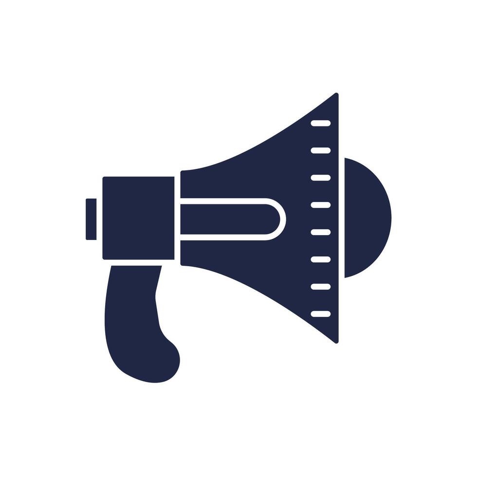bullhorn icons Flat style design vector