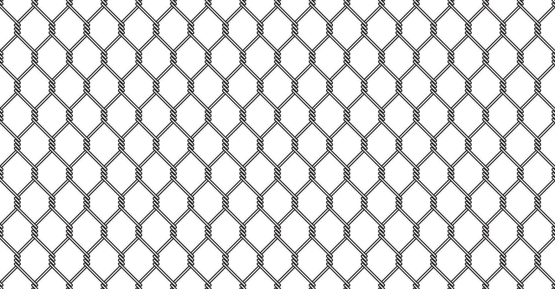 wire mesh fence seamless pattern vector
