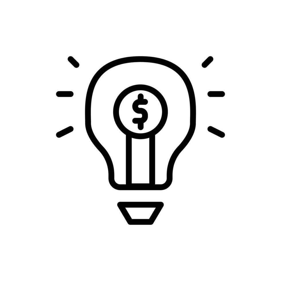 idea lamp bulb Business Analytics vector