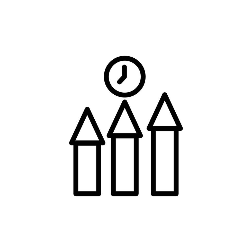 productivity business analytics icon vector
