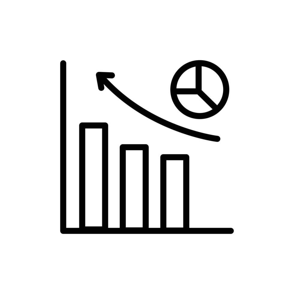 statistic business analytics vector