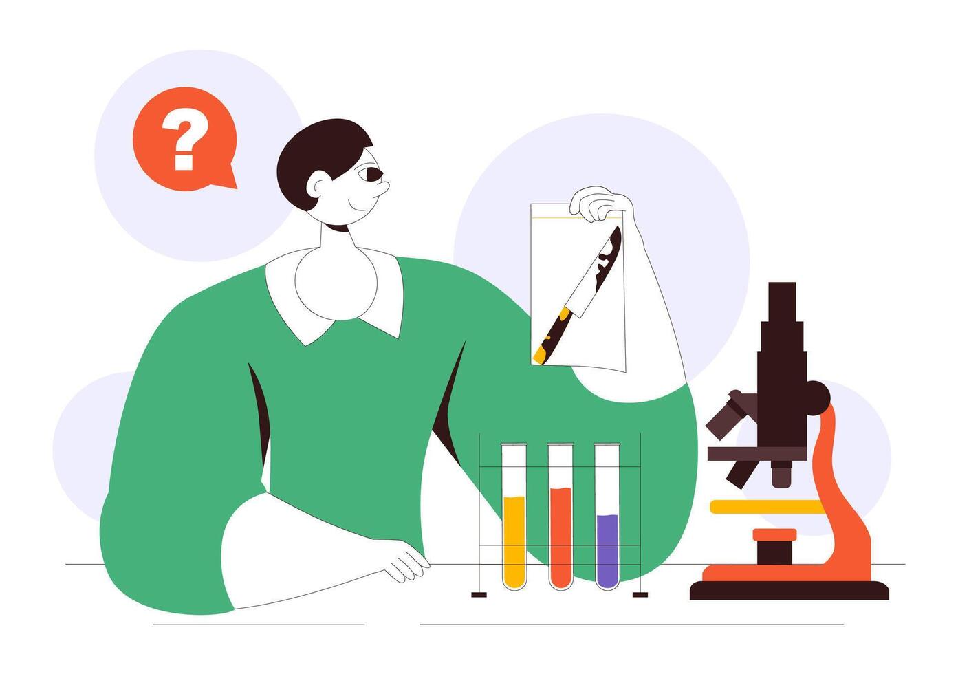 Forensics Technology Art Featuring Fingerprint Security and Data Restoration vector