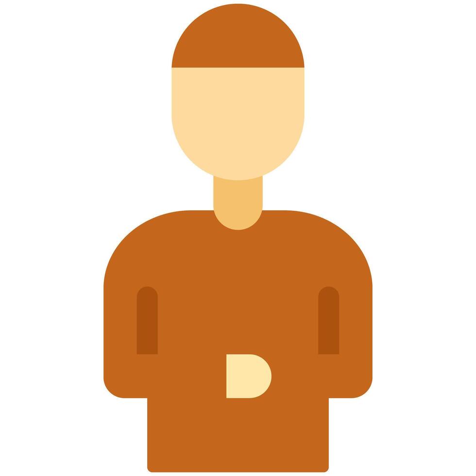 muslim man salat vector