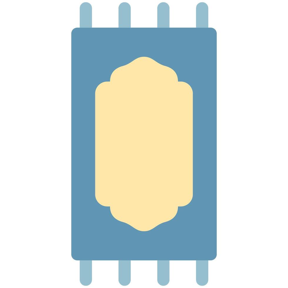 praying mat icon vector