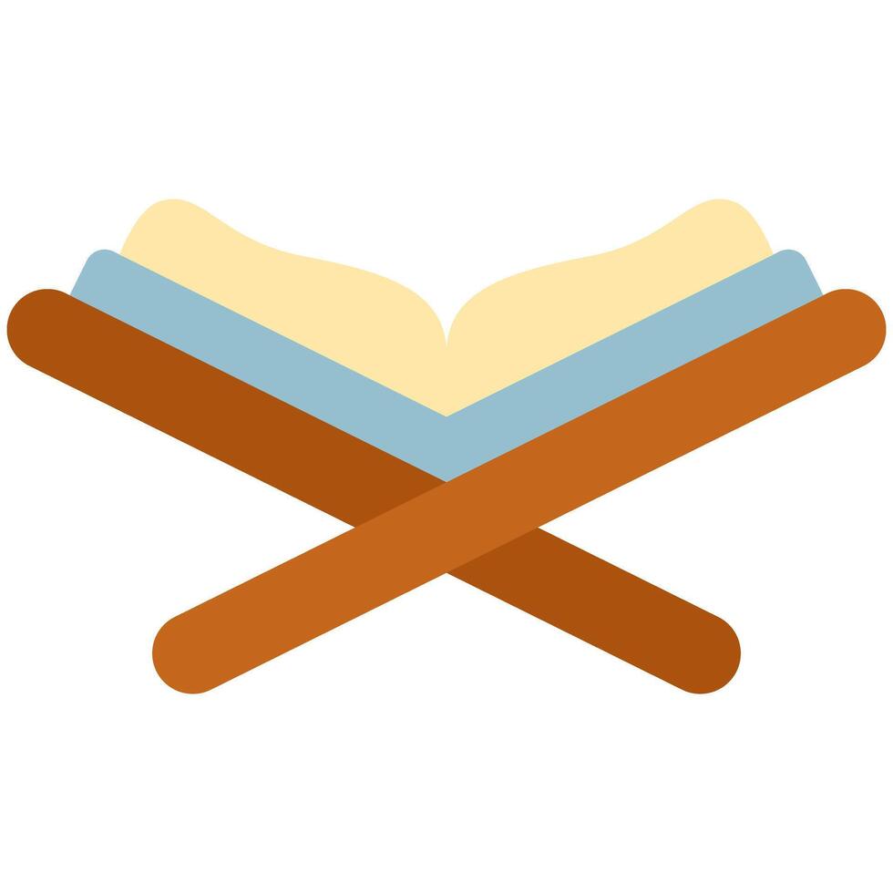 reading quran icon vector