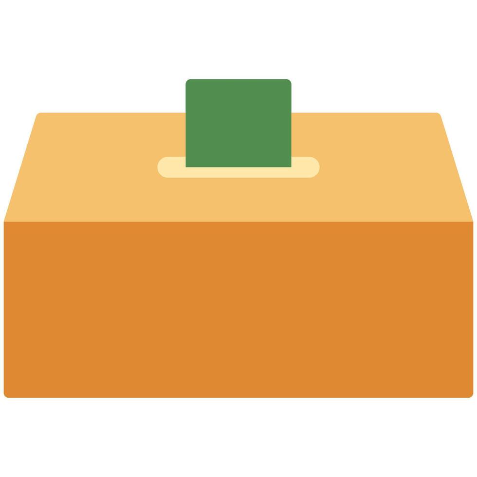 donation box icon vector