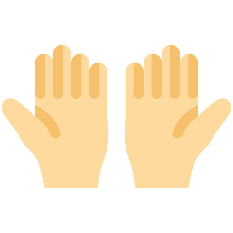 praying hand icon vector