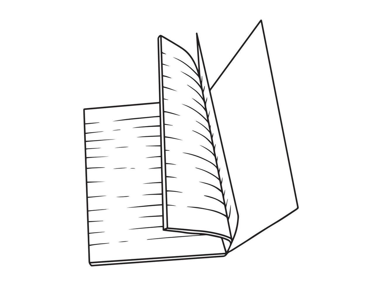 Book Line Art Background Illustration vector