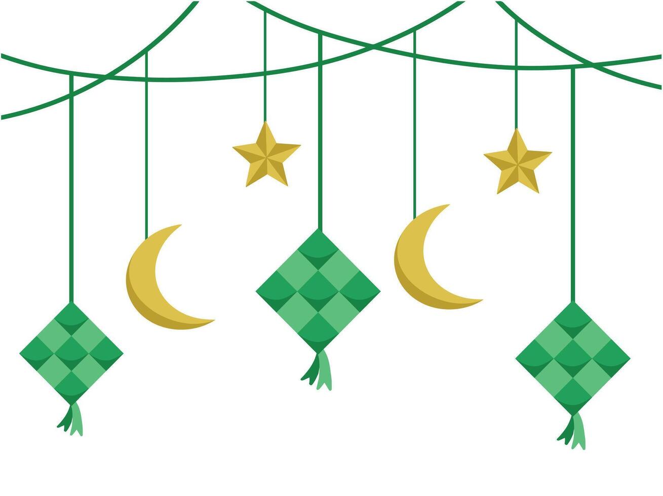 Hanging Decoration Ramadan vector