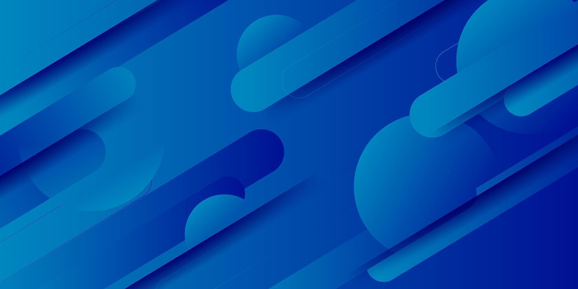 Abstract dynamic dark blue gradient illustration background with simple shadow pattern in rectangular shape with 3D look. Eps10 vector