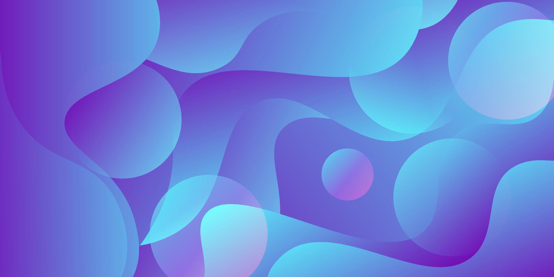 Modern abstract colorful purple and blue gradient wave liquid geometric background with liquid style gradient color. vector