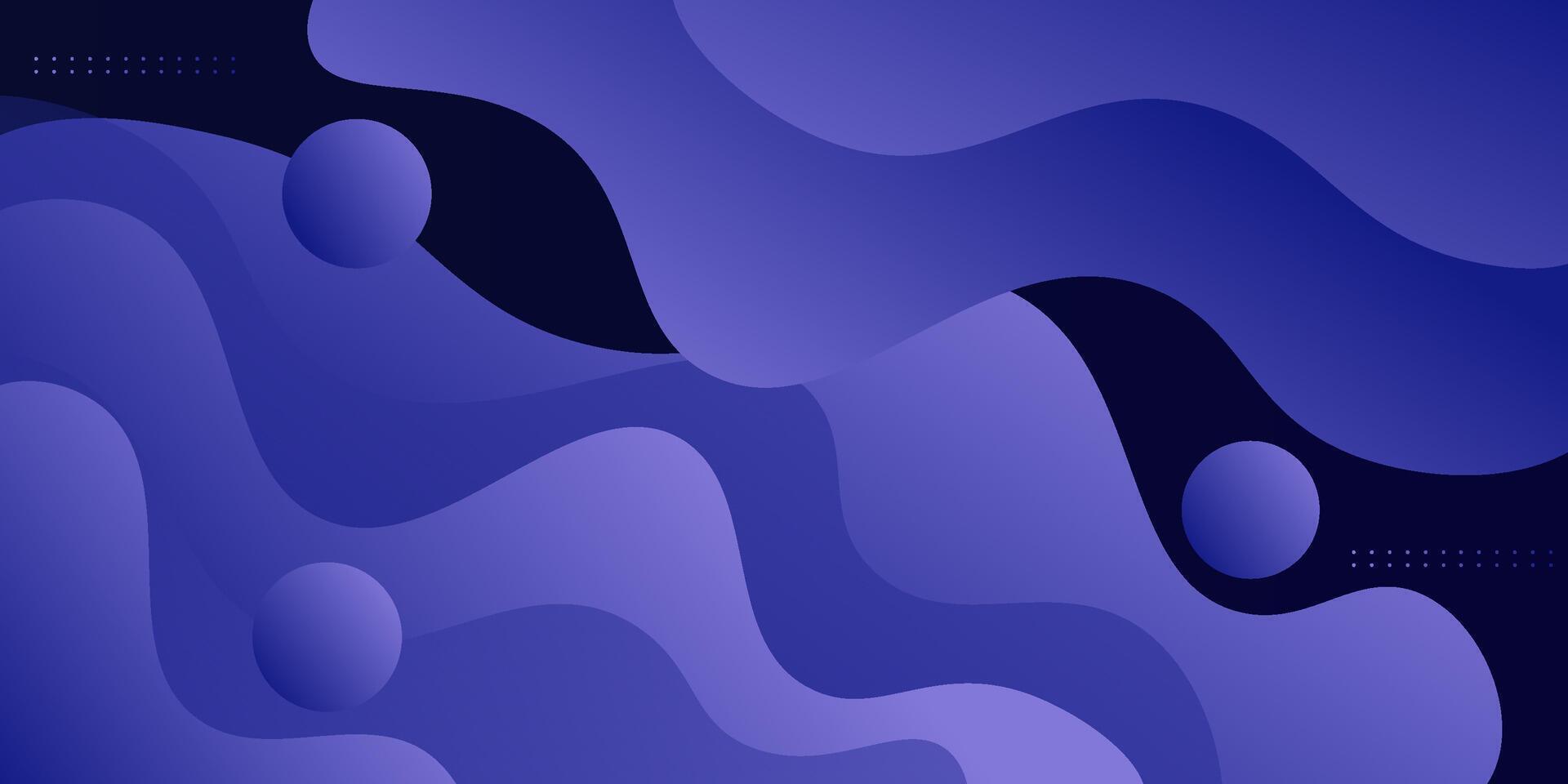 Dynamic color blue wave textured background design in 3D style with simple pattern. eps10 vector