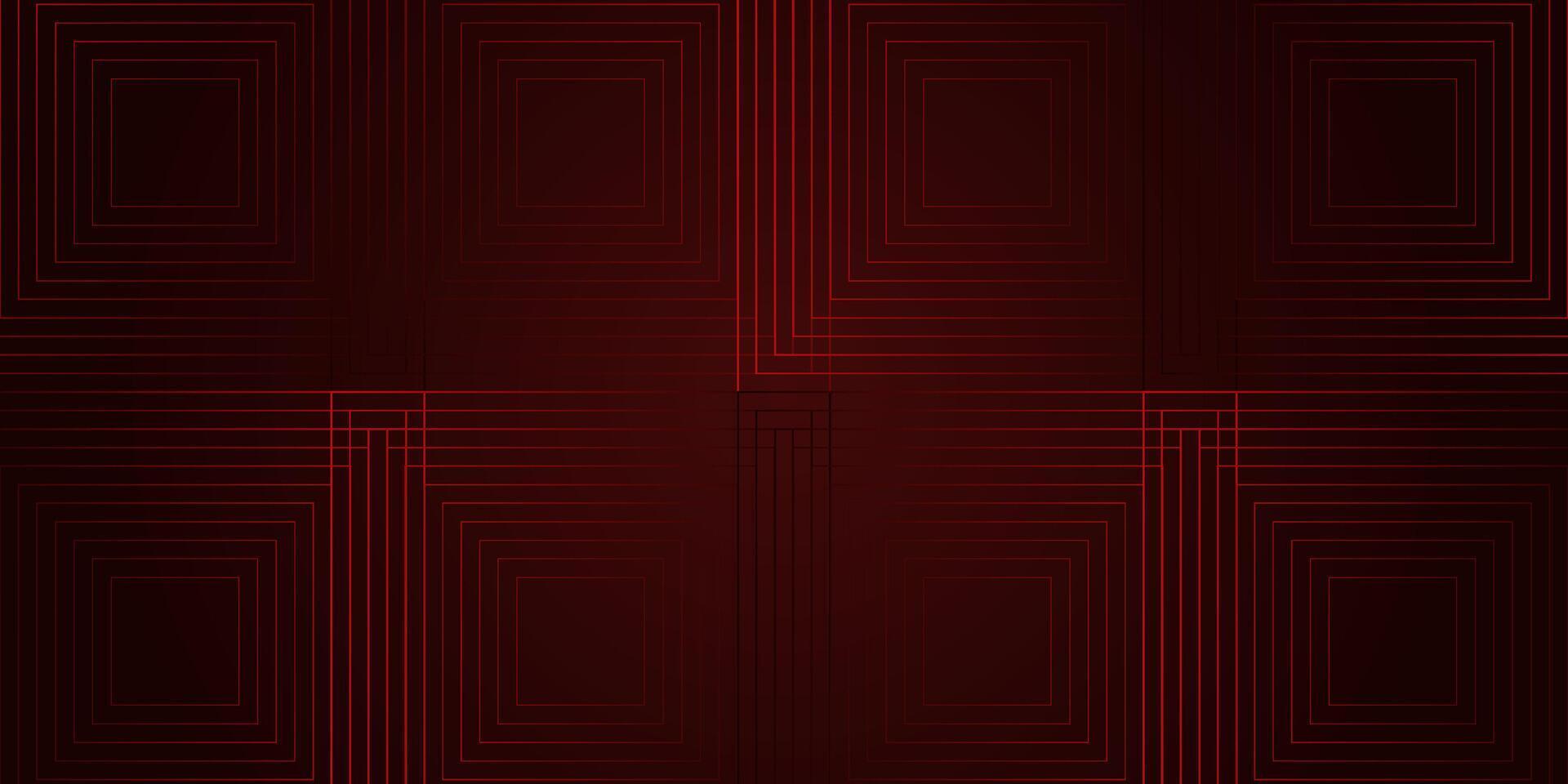 Dark red background. Modern abstract square lines presentation background. Luxury paper cut background. eps10 vector