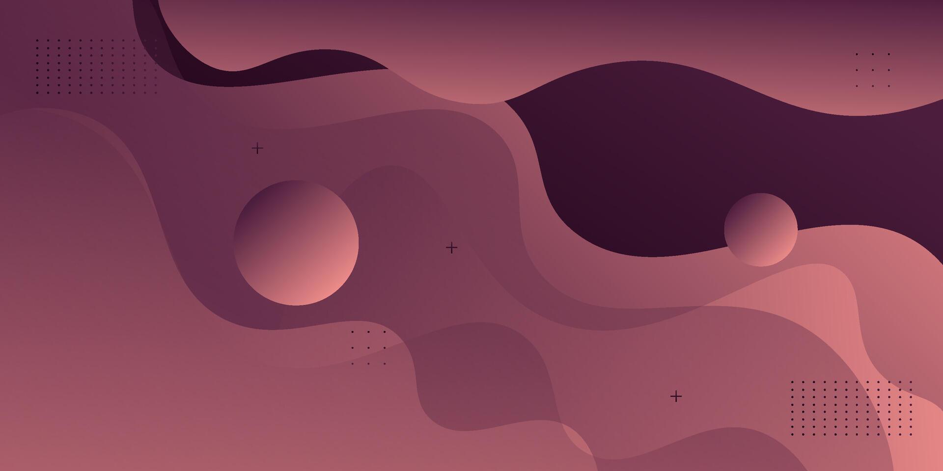 Abstract dark purple luxury background with wavy geometric graphic pattern elements for poster, flyer, digital board and concept design. Eps10 vector