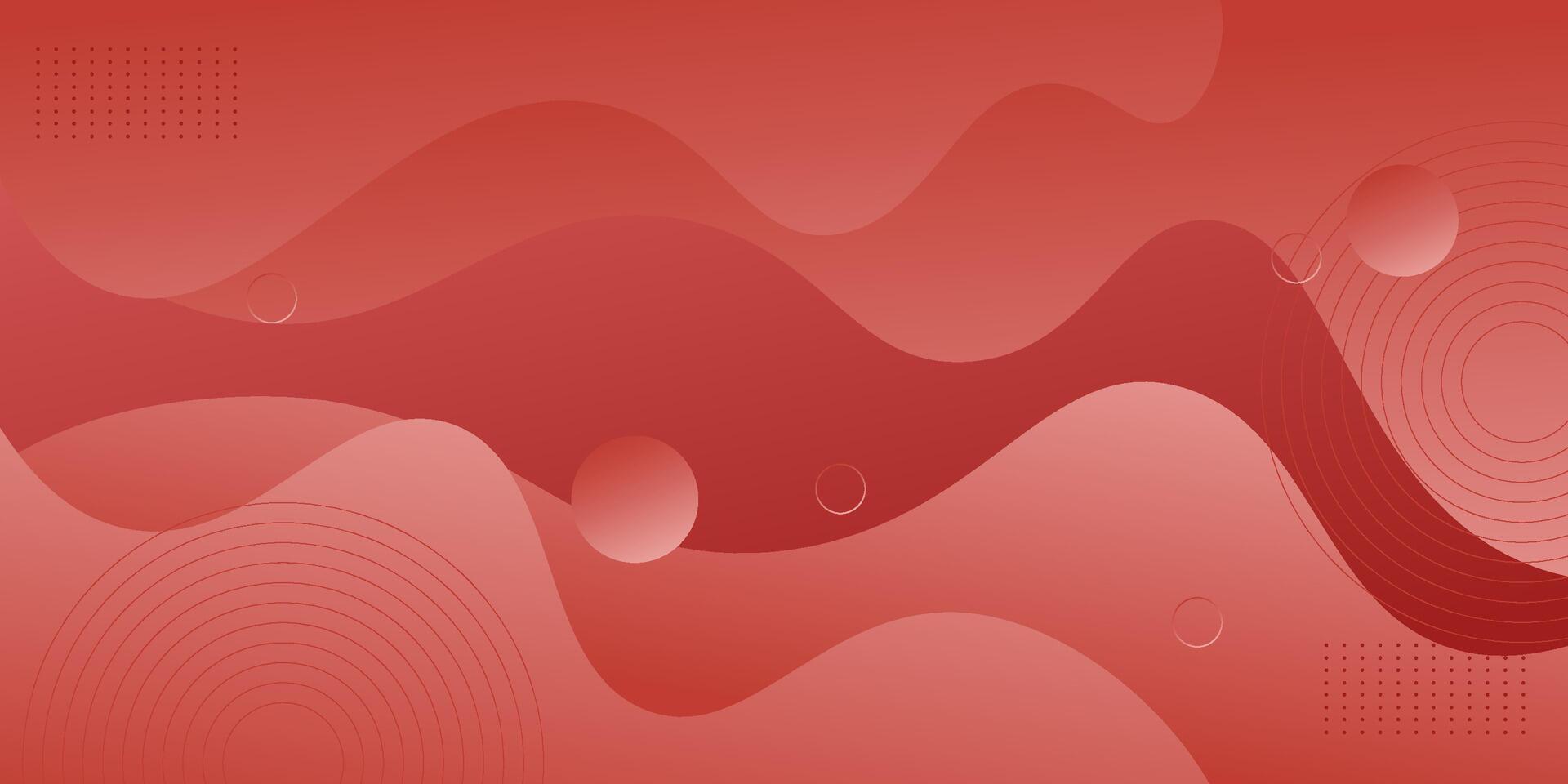 Abstract 3D soft red background overlapping wave design. Paper cut style concept, minimal modern graphic design element for web banner, flyer and more. eps10 vector