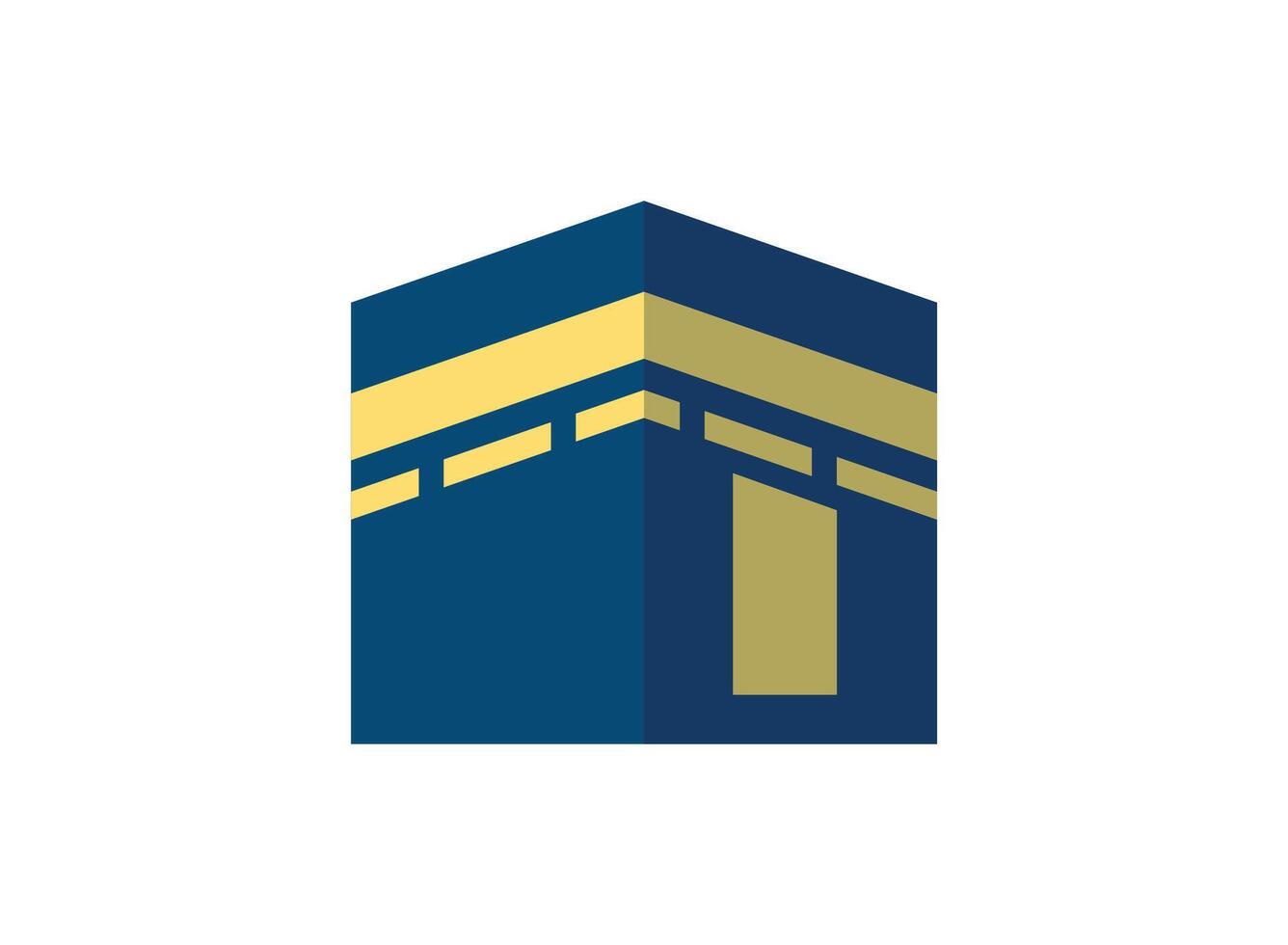 Illustration of an Mosque Islamic Kakbah vector