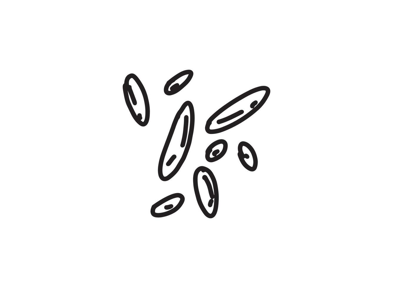 Set of an Bacteria and Virus Illust vector