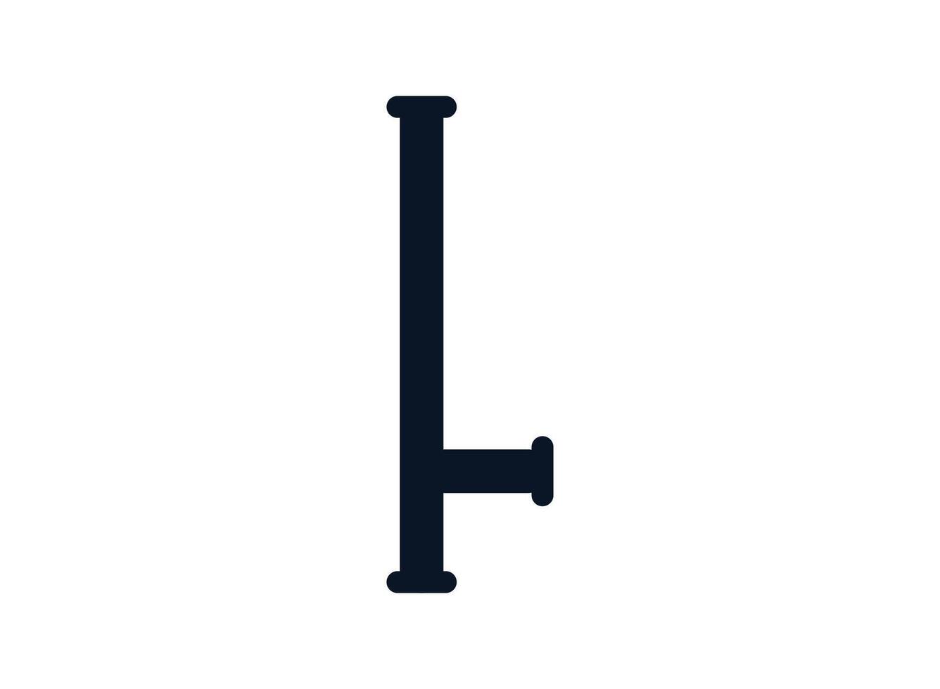 Illustration of an Police Batons Equipment Flat Icon vector