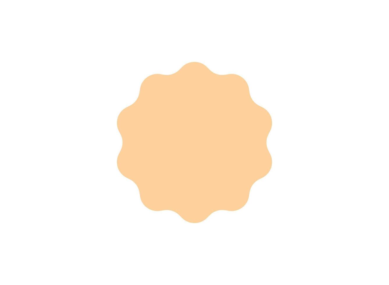 Illustration of an Retro Shape Hippie Badge vector