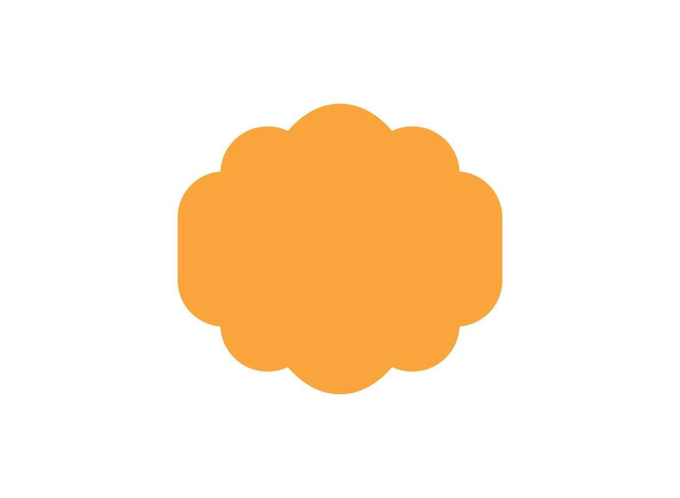 Illustration of an Retro Shape Hippie Logo vector