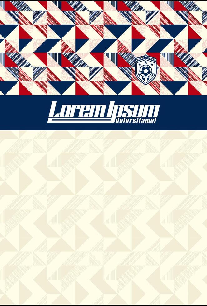 Background pattern for sports jersey, race shirt, running shirt, activity shirt, polo shirt, red, half tone color cream vector