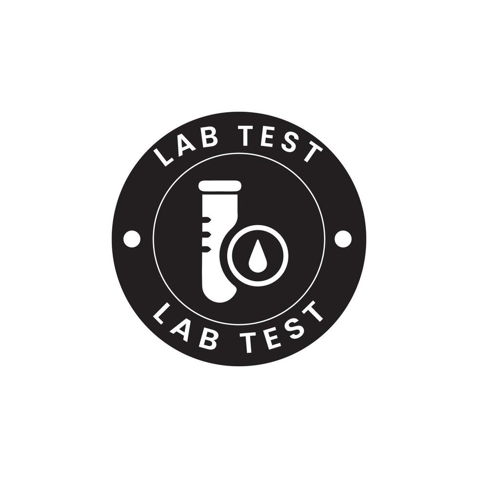 lab tested icon design, icon, minimal icon design vector