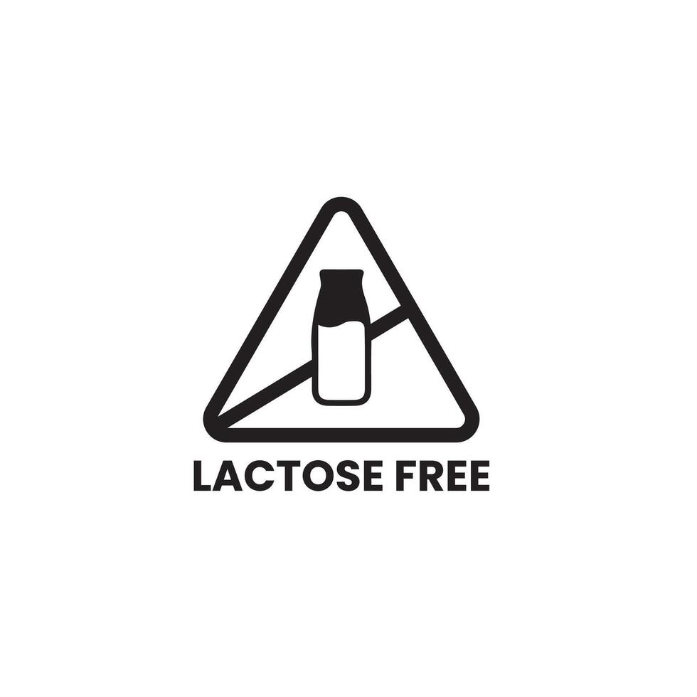 lactose free icon, icon design free vector