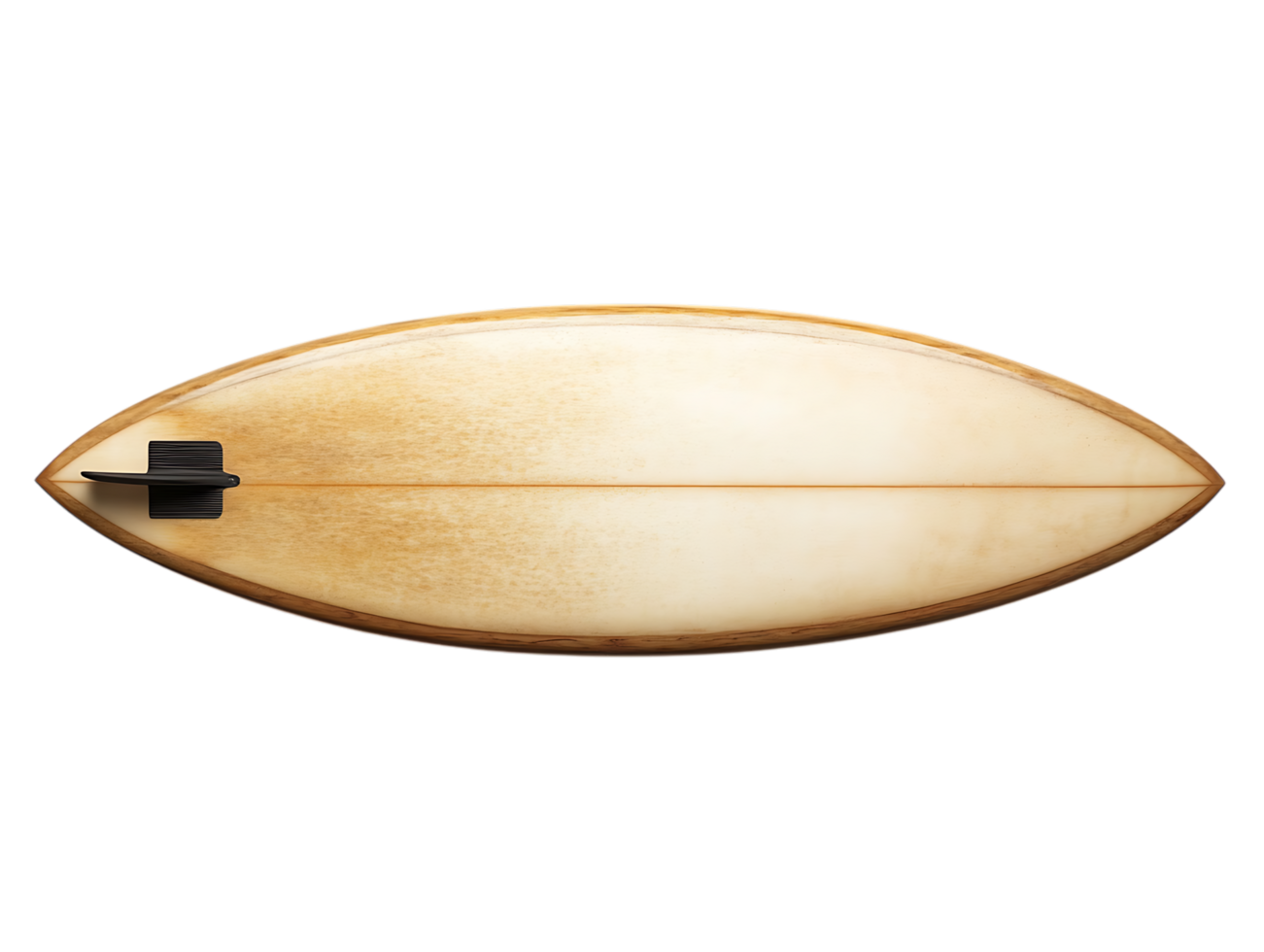 Overhead view of a classic surfboard. png