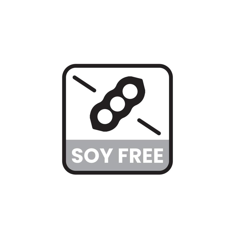 soy free icon design, design icon, badge icon design vector