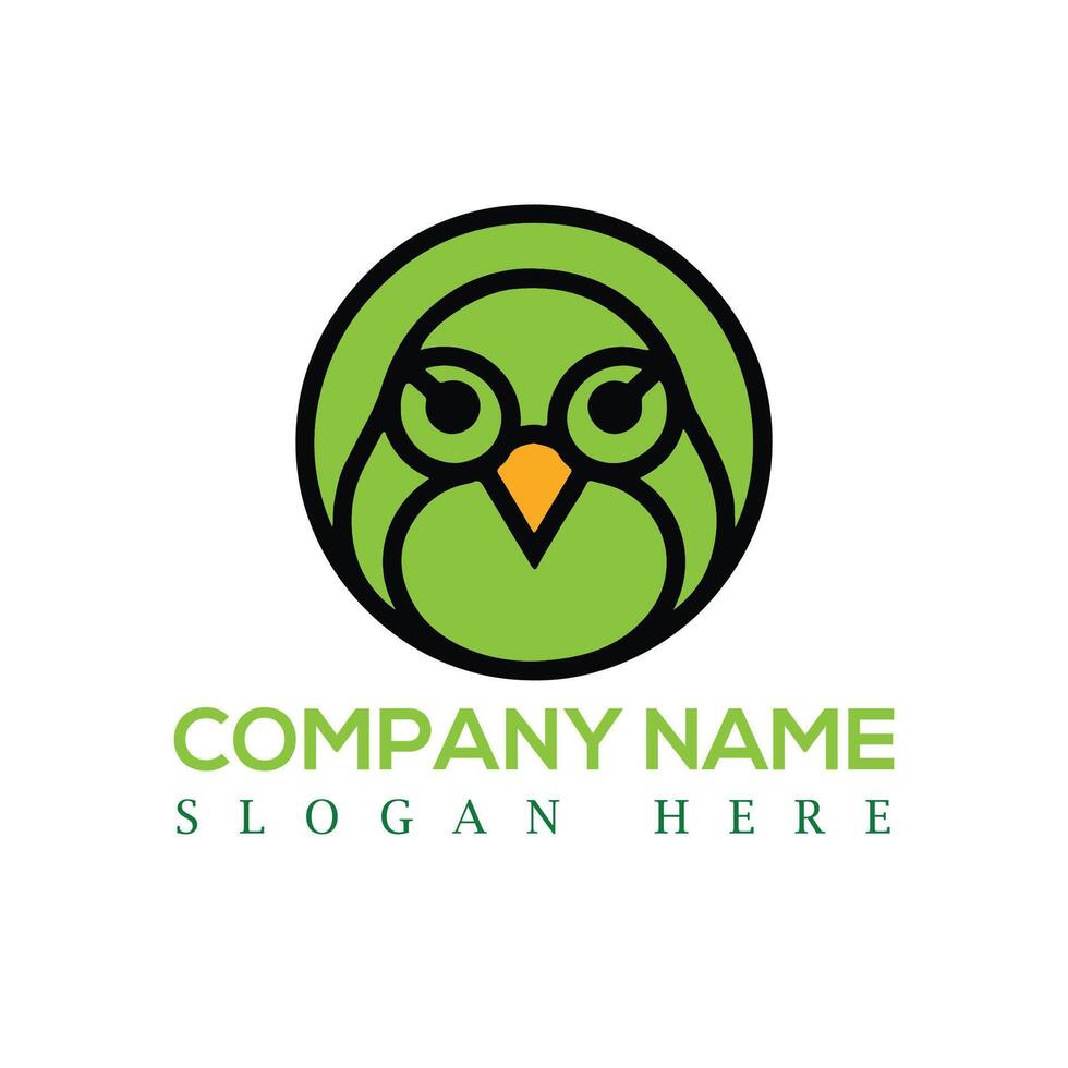 Bird logo design, minimal logo design vector