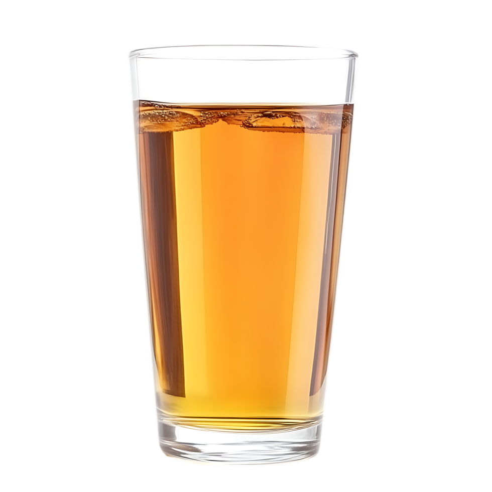 Glass of apple juice, refreshing drink. png