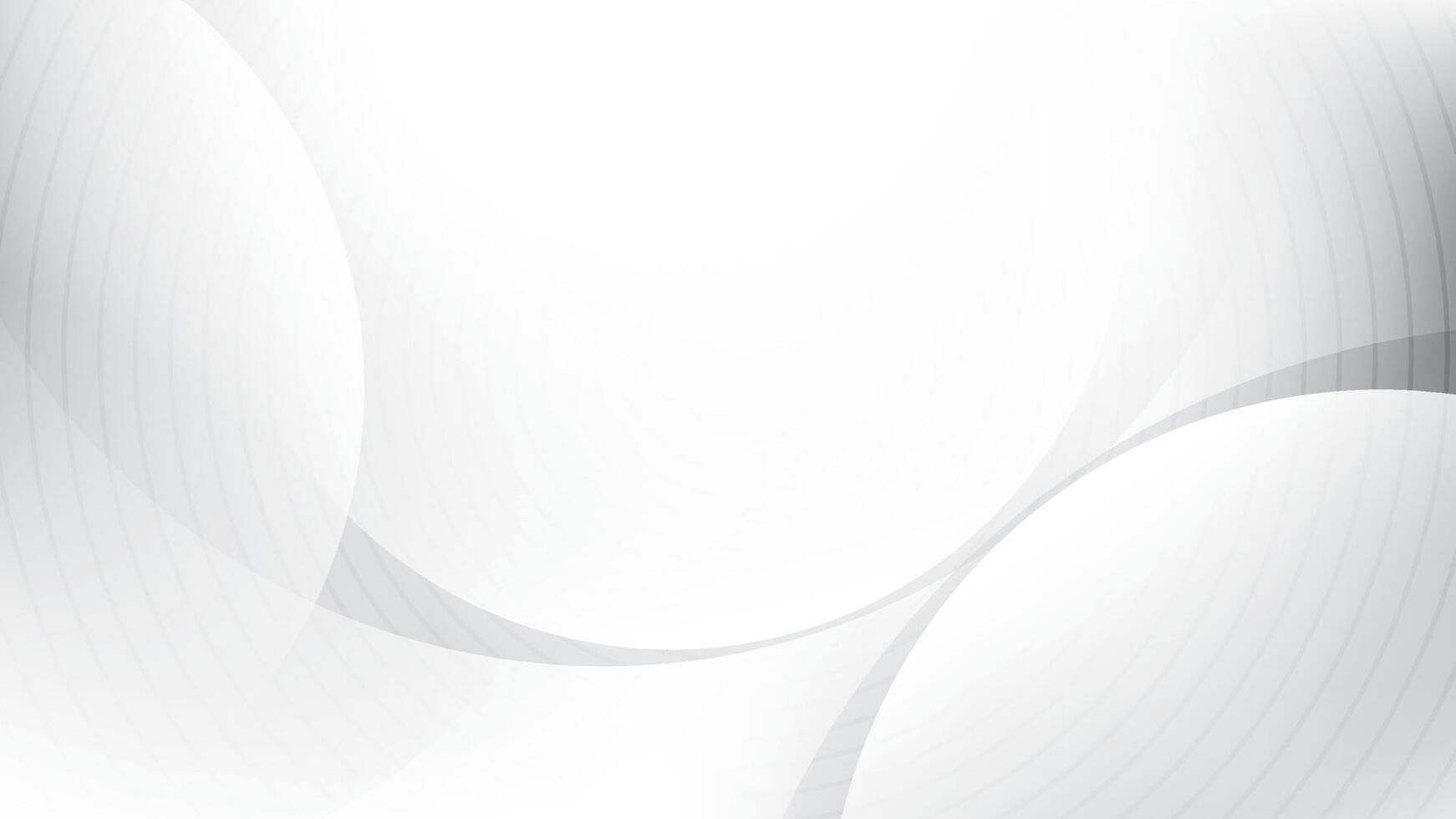 Abstract white and gray color, modern design stripes background with curve line illust vector
