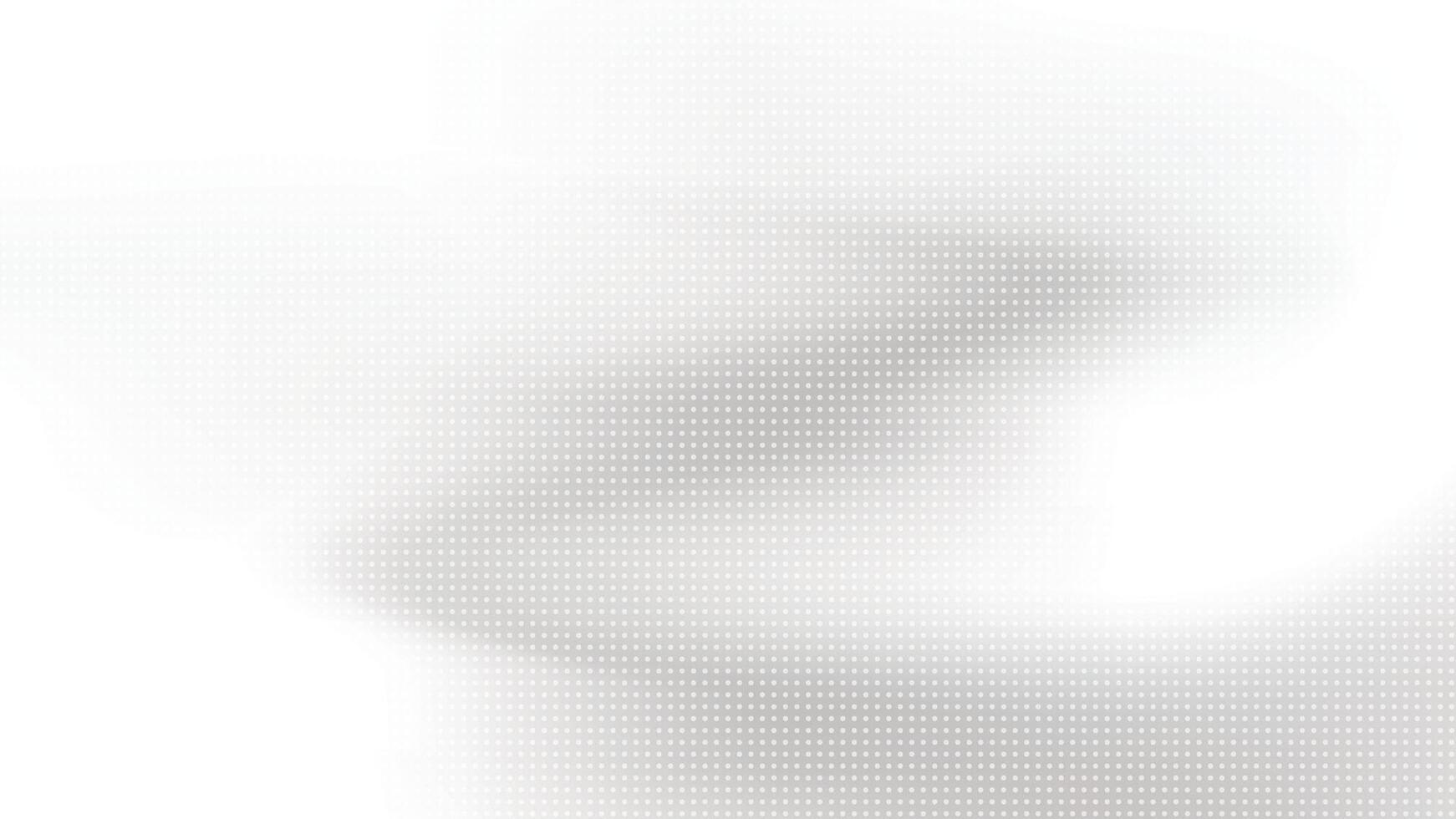 Abstract white and gray color background with halftone effect, dot pattern, vector