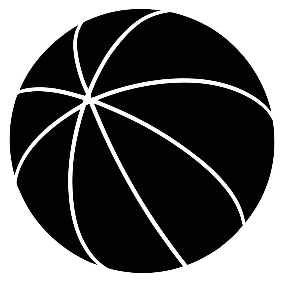 basketball silhouette, minimalist design, black and white vector