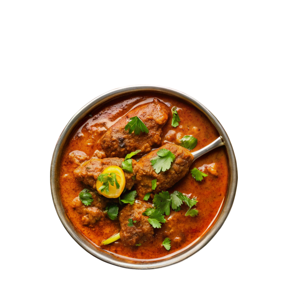 tasty nihari is isolated on transparent background png
