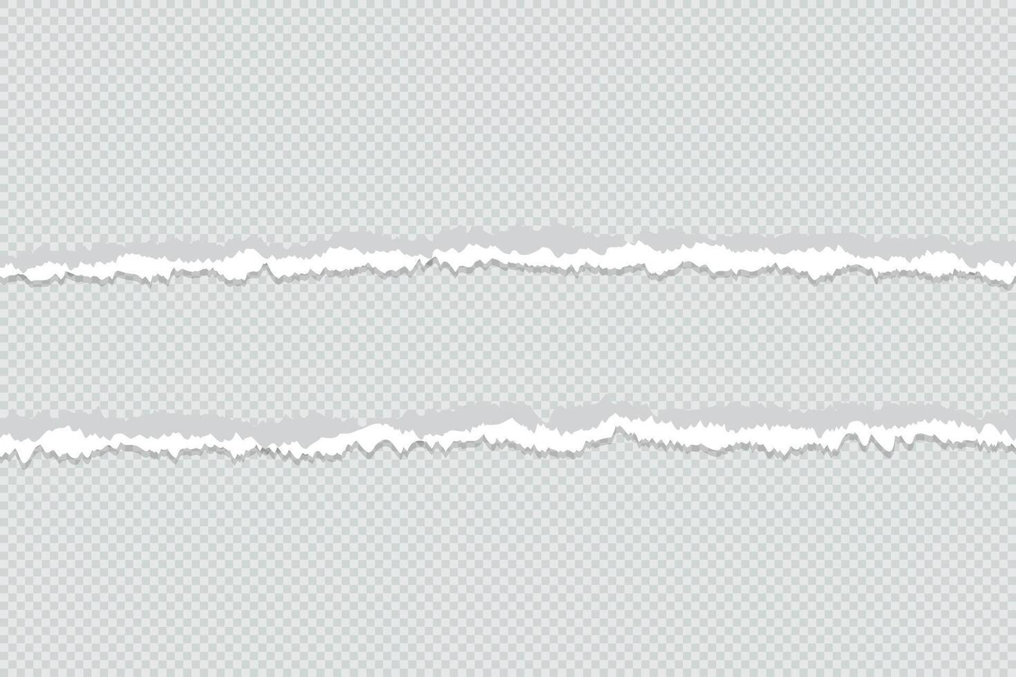 Rectangular cardboard frame with jagged edges in retro style. of ripped torn paper with blank copyspace vector