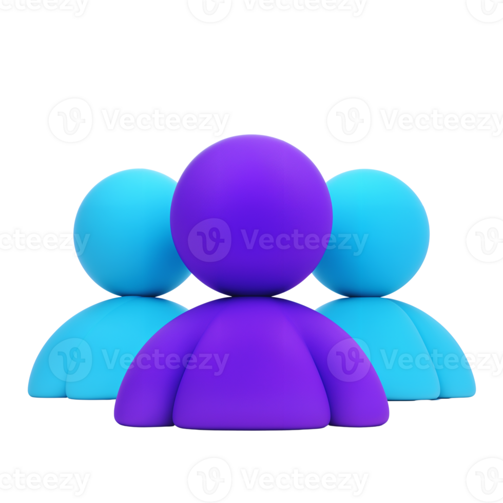Bright colored figures in playful arrangement png