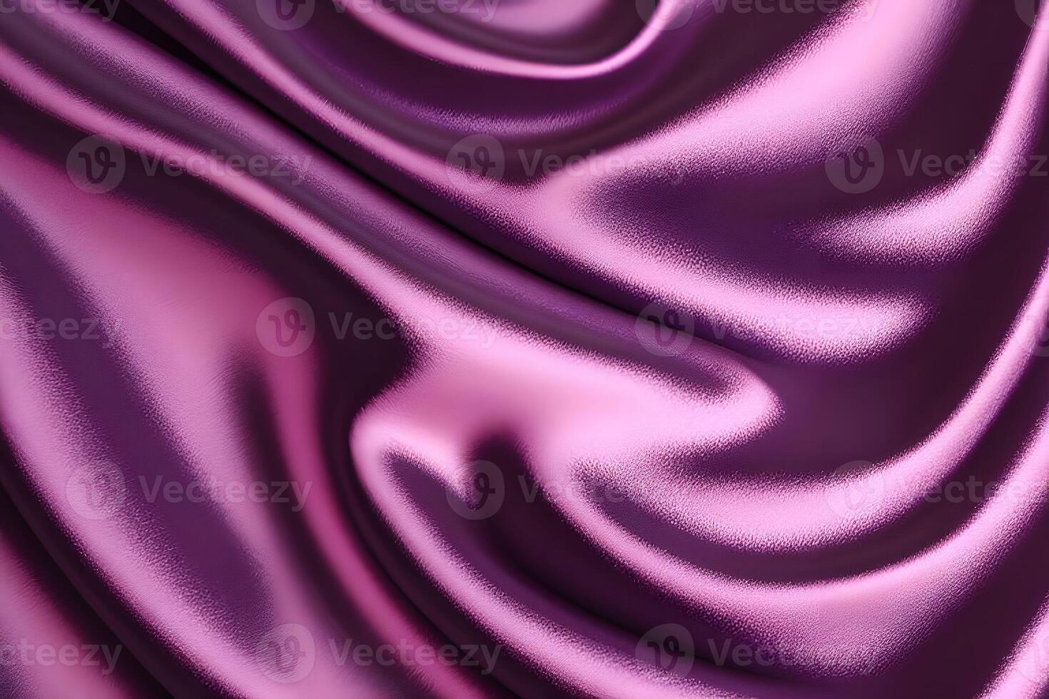 Elegant Draped Purple Silk Fabric Texture photo
