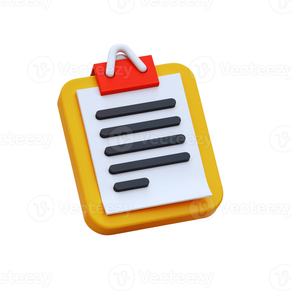 Colorful checklist with lines on a yellow background png