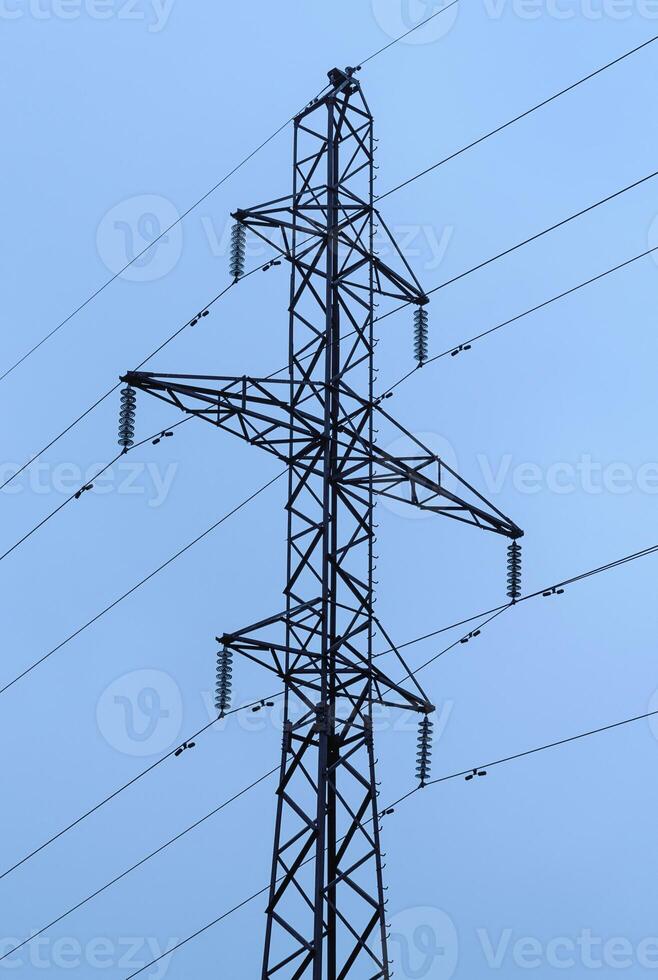 High voltage power line photo