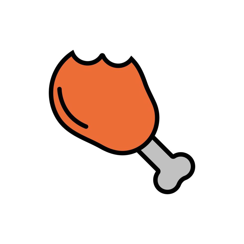 Chicken Drumstick Illustration vector