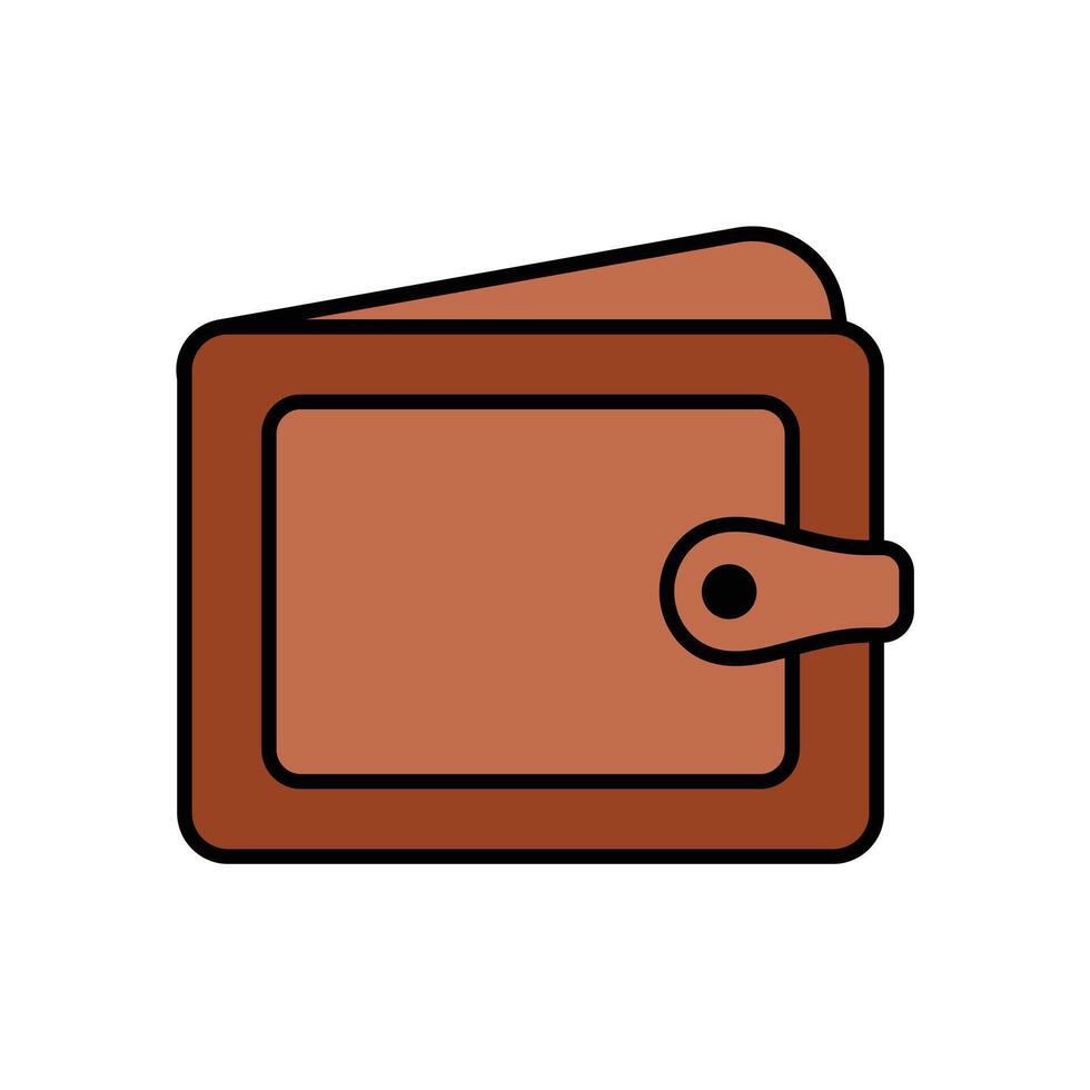 Brown Wallet Illustration vector