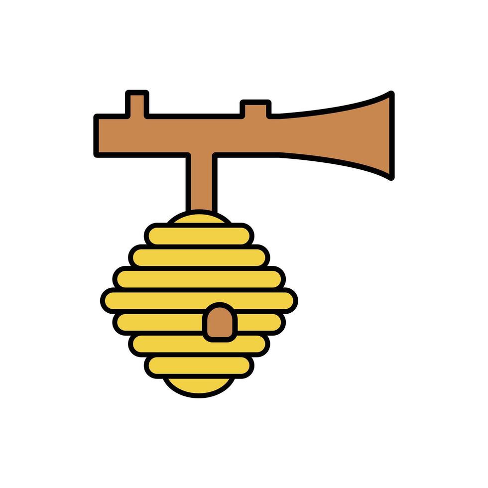Beehive Icon Illustration vector