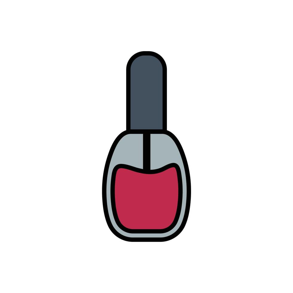 Nail Polish Bottle Illustration vector