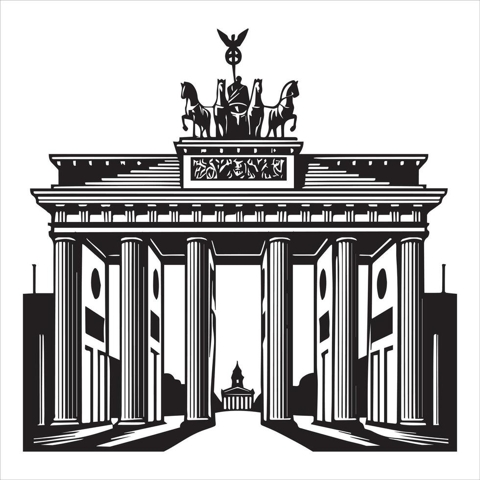 Artistic Designs of World-Famous Monument vector