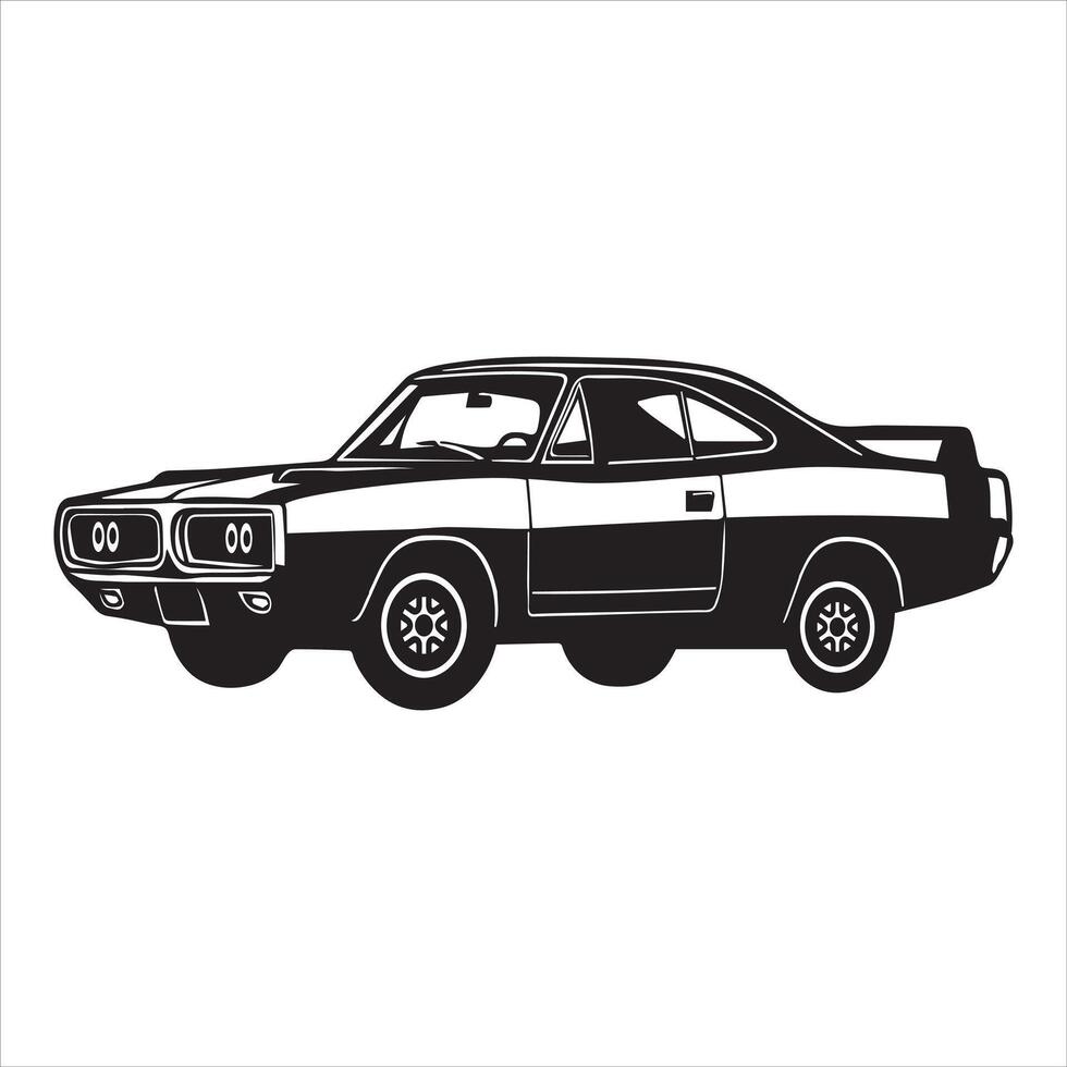 Luxurious Car Clipart Design for Premium Artwork vector