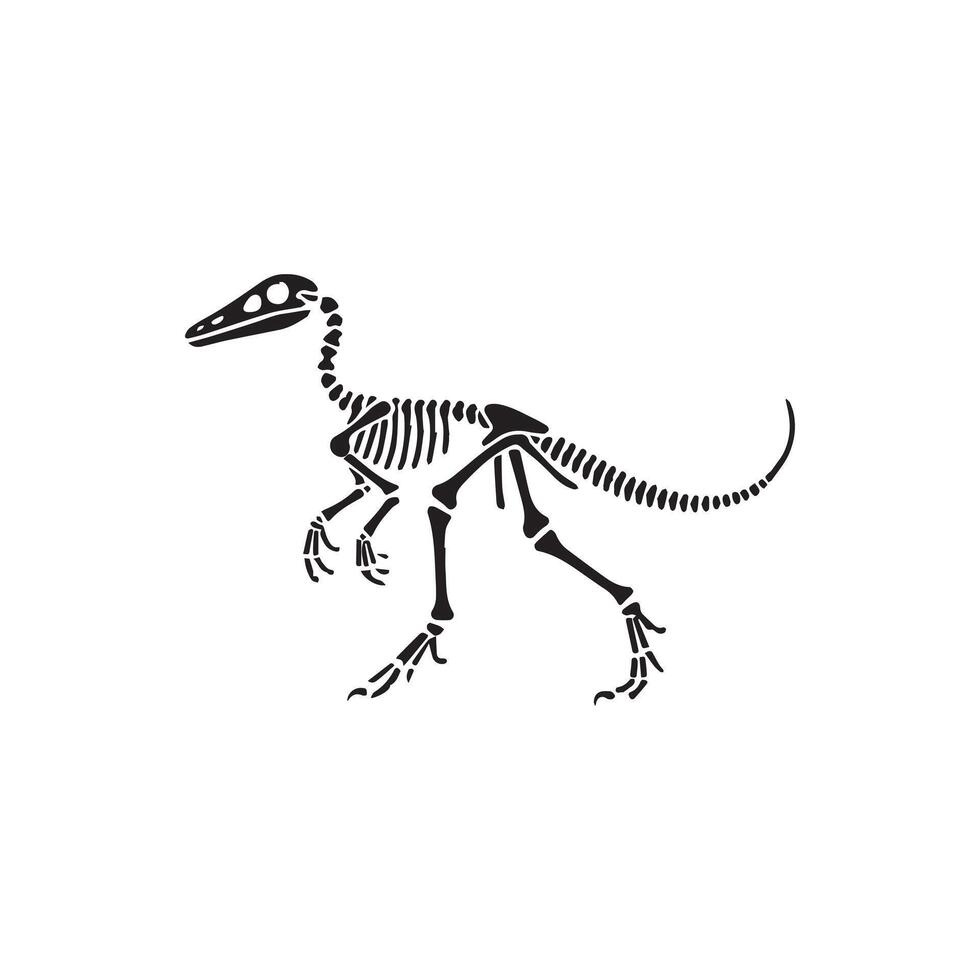 Detailed Dinosaur Skull Clipart Illustration vector