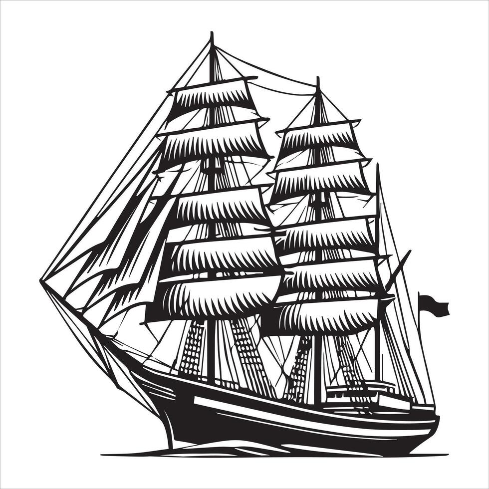 one of the best Ocean Wonders Cruise Ship Illustration Clipart vector